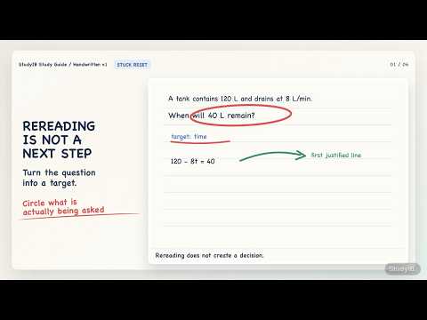 What to Do When You Are Stuck on an IB Math Problem