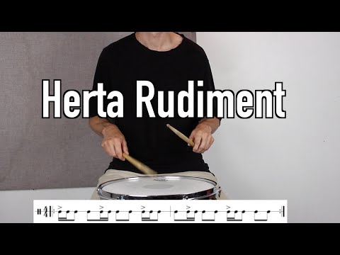 How to play the Herta -  Advanced Drum Rudiment