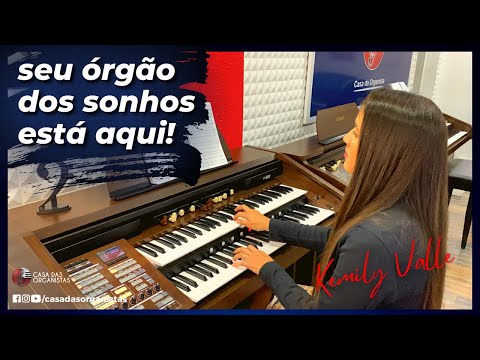 KEMILLY VALLE FLOREANDO HINOS NO MELHOR ÓRGÃO DO BRASIL (YX-800)