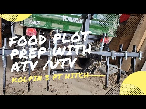 Food Plot Preperation with ATV / UTV and Kolpin 3 Pt. Hitch
