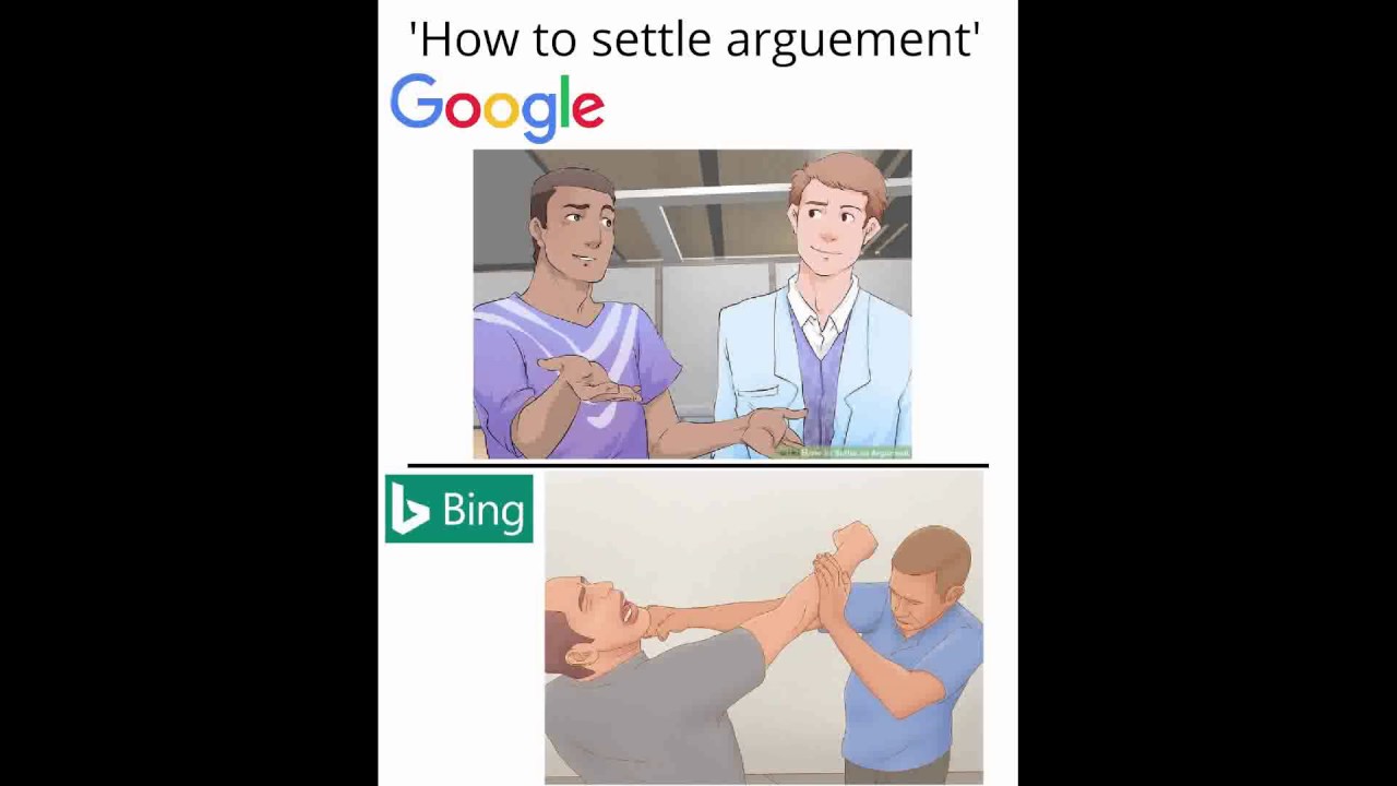 Google vs Bing Memes 2