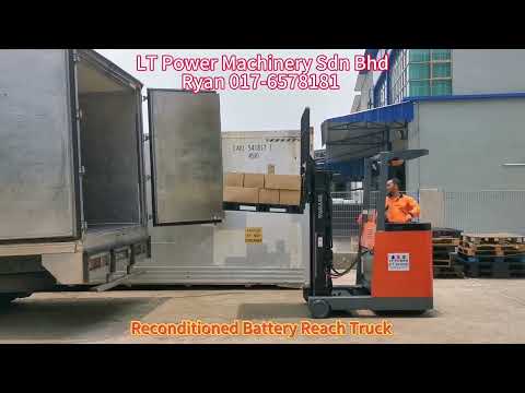 Toyota Battery Reachtruck - Forklift Malaysia Supplier