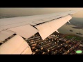 United 767-400 Great Wake Turbulence Landing at ...