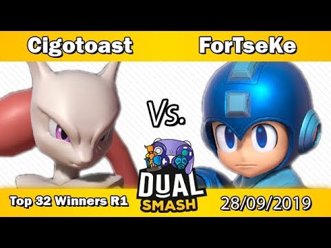 [DUAL SMASH X] Winners R1: Cigotoast (Mewtwo) Vs. ForTseKe (Megaman)