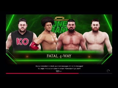 WWE2k19 MyPlayer Pt7: Fatal Four Way for US Championship