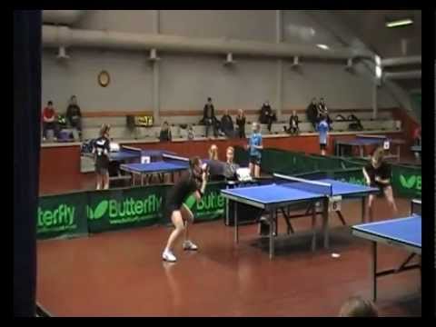 17-vuotiaiden tyttöjen SM-finaali Viivi Vastavuo - Anna Kirichenko (juniori-SM 2013)
