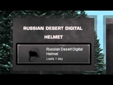 Battlefield Play4Free - Redeem Codes - Russian Desert Digital Helmet [December]