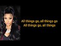 All things go - Nicki minaj (lyrics)