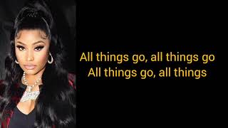 All things go - Nicki minaj (lyrics)