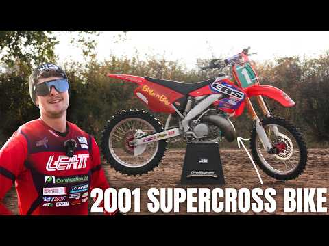 TRYING TO BEAT MY LAP RECORD ON A SUPERCROSS BIKE FROM 2001!