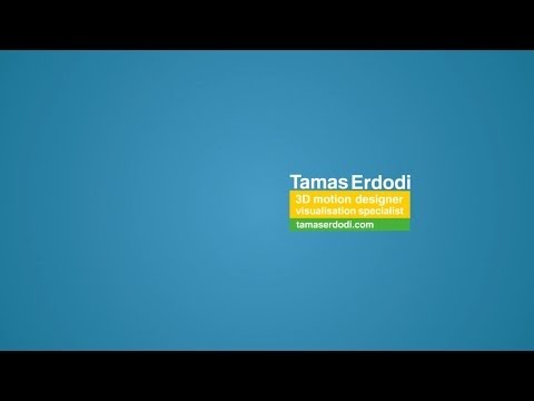 Tamas Erdodi - 3D & Motion Design Reel 2014
