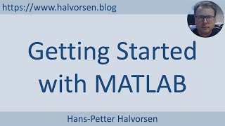 Getting Started with MATLAB