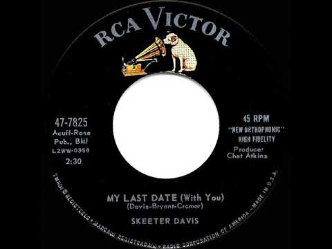 1961 HITS ARCHIVE: My Last Date (With You) - Skeeter Davis