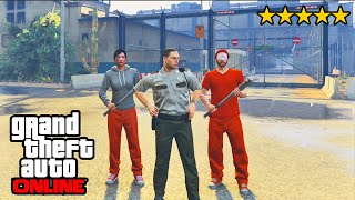 GTA 5 PRISON BREAK GETAWAY!!! - Five Star Cops & Robbing (GTA 5 PS4 Online)