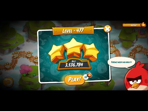 Angry Birds 2 | Rescuer | Level 477 | Hitting Fun | Angry Bird 2 Show