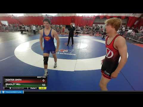 220 Lbs Champ. Round 1 - Hunter Smith, IL Vs Bradley Hill, IA 2b95