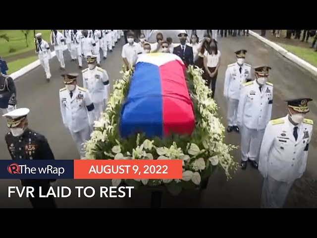 Former president Fidel Ramos laid to rest