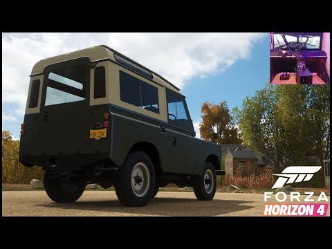 72 Land Rover Muddin - Forza Horizon 4 | Logitech g29 Gameplay | Custom Driving Simulator