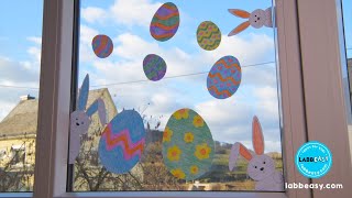 DIY Easter Window Decorations | Easy Easter Craft For Kids