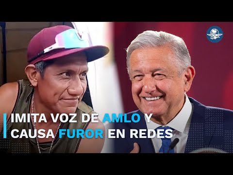 ¿Doble de voz de AMLO? Hombre imita al expresidente de México y se viraliza










