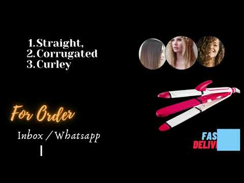 Kemei 3 in 1 professional Hair Straightener