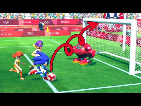 🔴 Mario & Sonic at the Olympic Games Tokyo 2020 – Football Showdown! ⚽ Team Sonic vs Team Mario 🔥