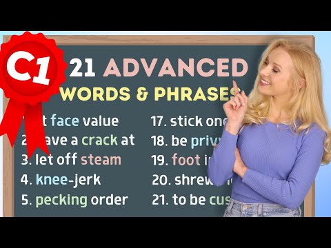 21 Advanced Phrases (C1) to Build Your Vocabulary | Advanced English