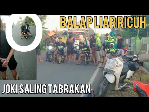 BALAP LIAR RICUH !! JOKI MOTOR PUN SALING T4BRAKAN