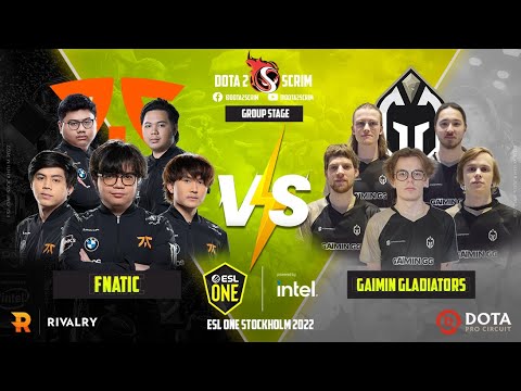 Fnatic vs Gaimin Gladiators - ESL One Stockholm 2022 - Group Stage - B02