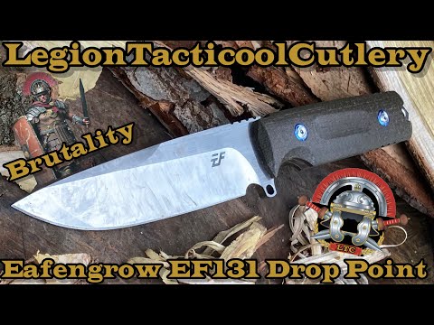 Going to battle with the Eafengrow EF131 Drop Point, in DC53 Steel!