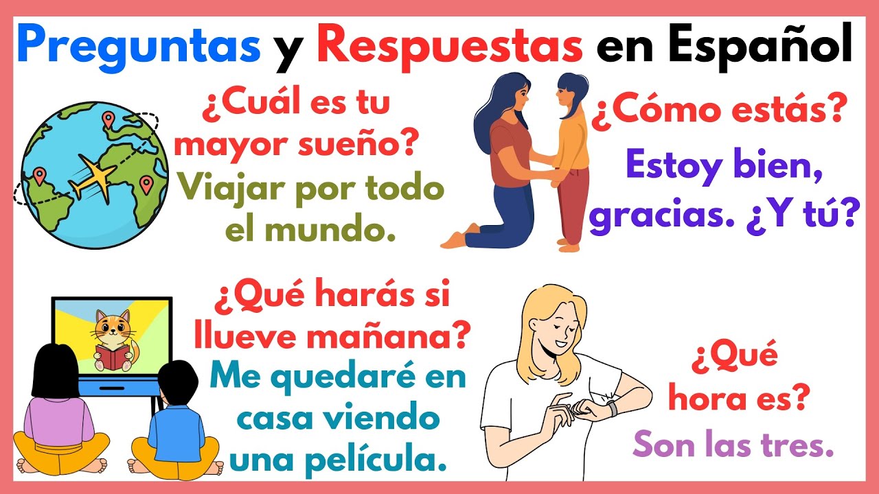 Spanish For Beginners: Question and Answer: Learn Spanish with 100 Daily Phrases