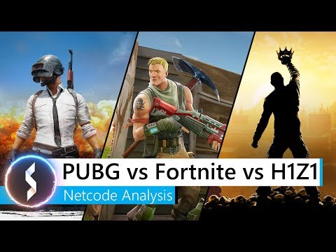 PUBG vs Fortnite vs H1Z1 Netcode Analysis Video