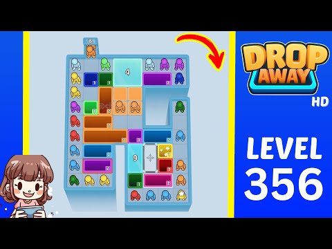 Drop Away Level 356 Solution Walkthrough