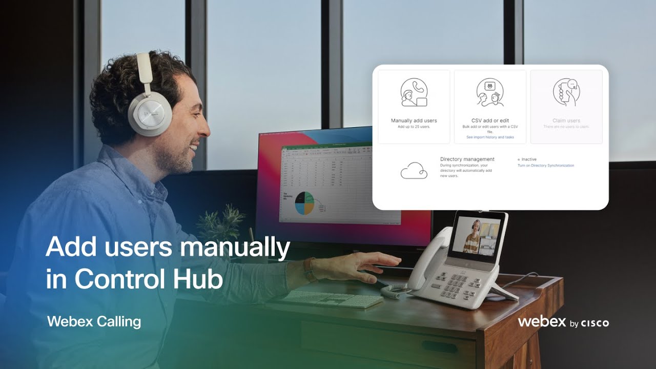 Add users manually in Control Hub