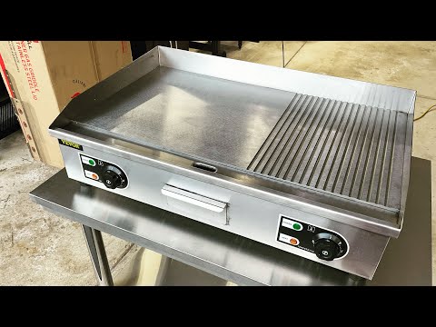 Electric Griddle Half Flat Half Griddle