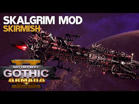 TITANS - 5x Conqueror - Massive Battle | Skalgrim Mod Skirmish | Battlefleet Gothic: Armada 2