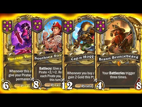 Triple Brann + Triple Pirates = Best Build To Have Fun! | Christian Hearthstone Battlegrounds