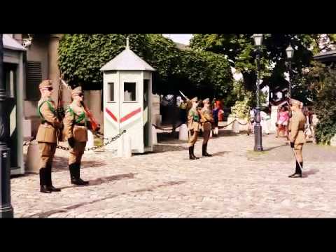 Presidential guard before the president office in Budapest