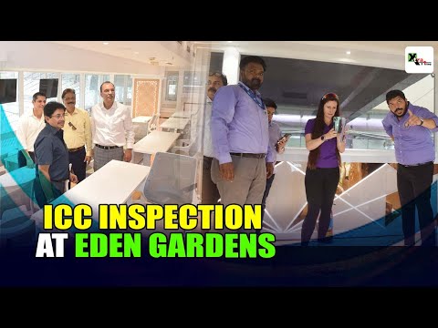 What did ICC delegates inspect at Eden Gardens for forthcoming World Cup 2023 matches? I