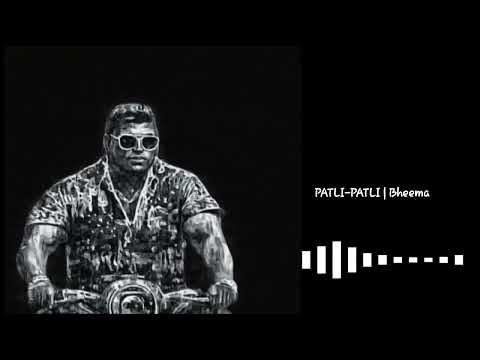 Patli Patli Song | Bheema | Charan raj | Duniya Vijay | SK STUDIO