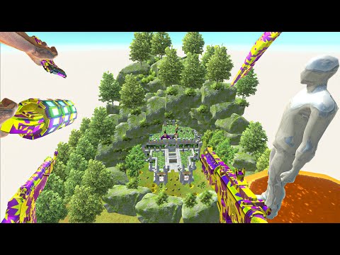 FPS GET OUT ALIVE FROM THIS MYSTERIOUS CAVE - Animal Revolt Battle Simulator