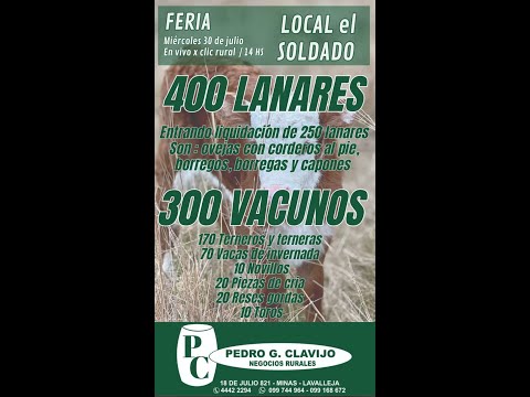 30/7/2025 Local el Soldado - Lavalleja - Pedro G. Clavijo