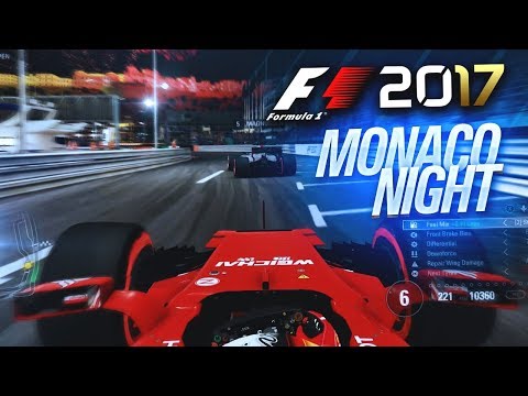 F1 2017 GAMEPLAY: MONACO NIGHT RACE