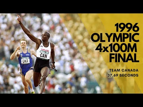 1996 Olympic 4x100m Relay - Mens