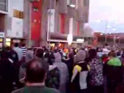 Post Match Blades V Scunthorpe, Bryan Robson Protest 2