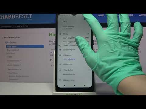 How to Add Event to Calendar in NOKIA C20 – Use Calendar