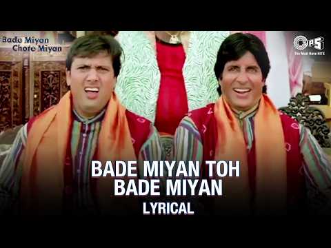 Bade To Bade Miyan Chote Miyan Subhanallah | Udit Narayn, Sudesh Bhosle | Hindi Super Hit Song — Bade Miyan Chote Miyan