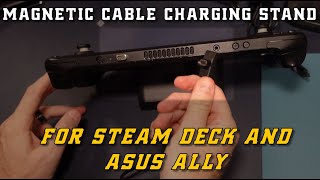 Steam Deck / Asus Ally: $12 Stand with Magnetic Charging Cable