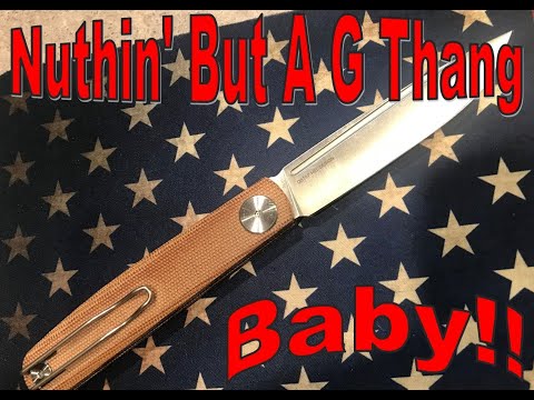 Brand New Micarta!! Real Steel G - Slip!!!  First Impressions & Disassembly!!!