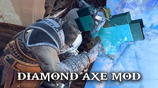 Minecraft Diamond Axe Mod  God of War Gameplay PC